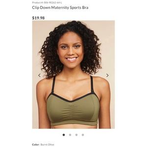 NWT Clip Down Maternity Nursing Sports Bra